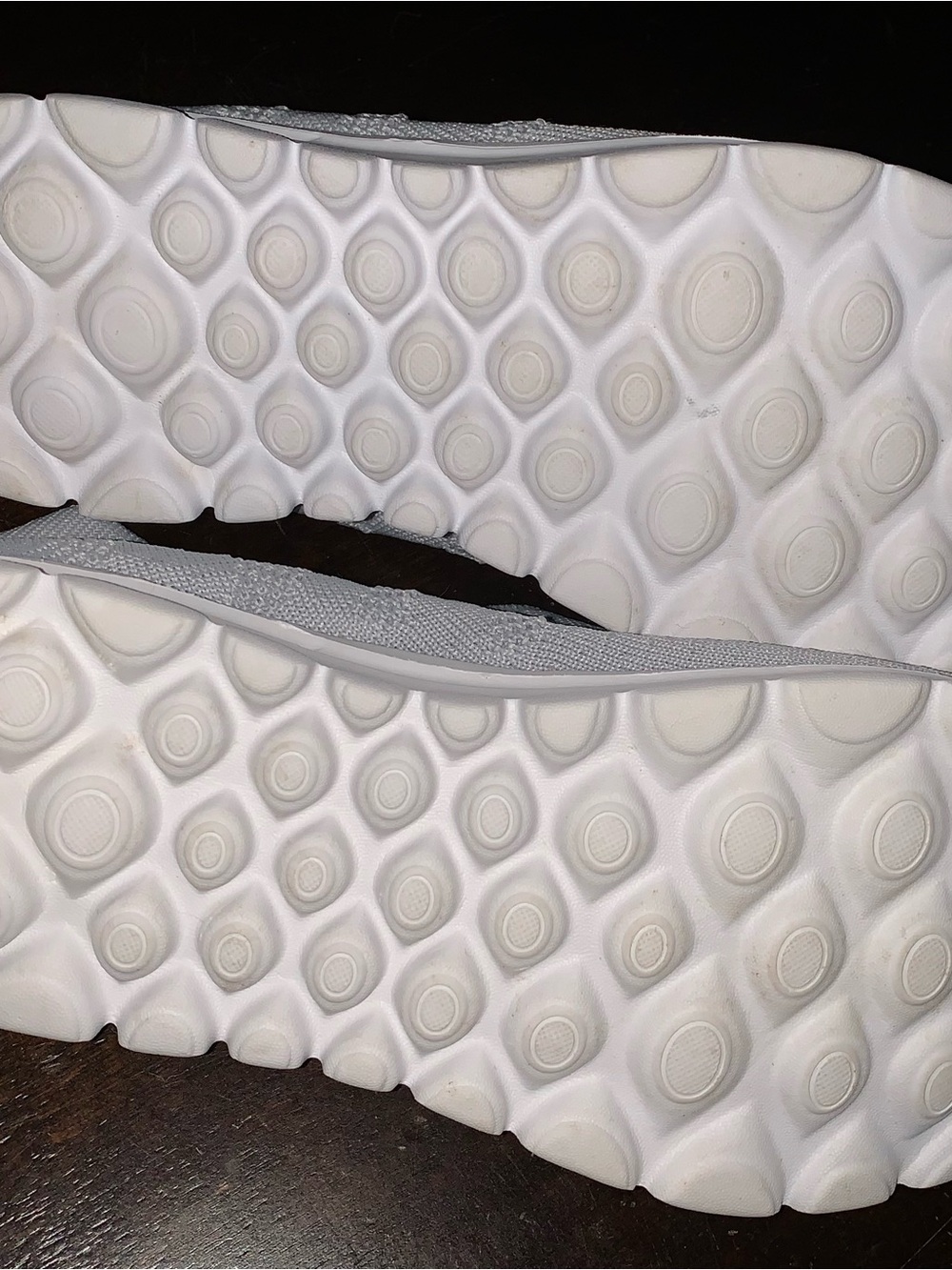 Comfort Knit Slip-On Lightweight Sneakers - Light Gray 7.5 NWOT - Picture 10 of 10